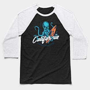 Octopus Surf Club California Baseball T-Shirt